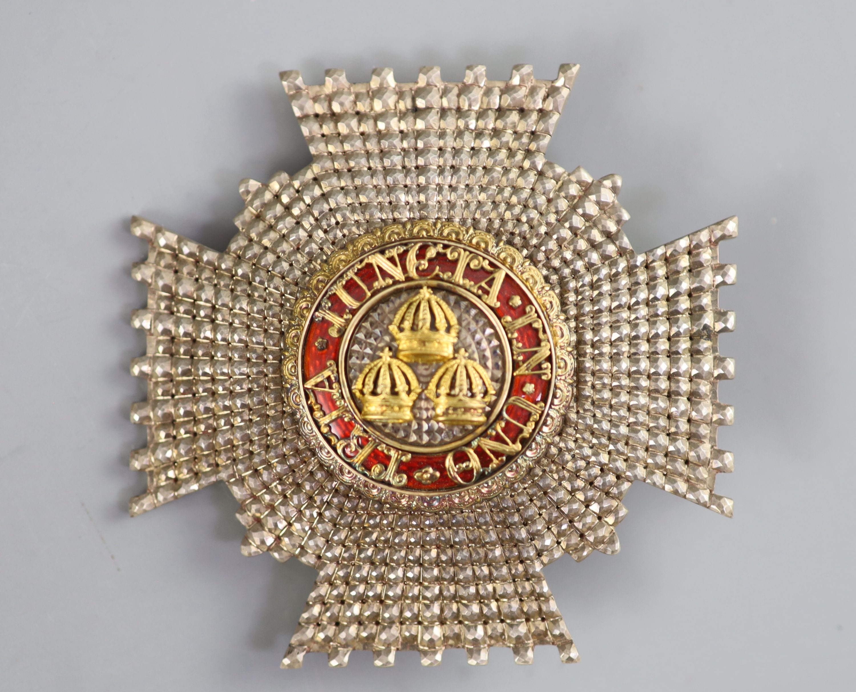 A cased Order of the Bath KCB civil division awarded to Brigadier General Sir Capel Holden, comprising breast Star and neck badge, manu